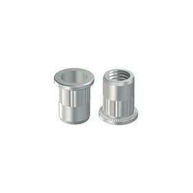 Inserto filettato zincato - m5x7x12 - t/cilindro *cadauno*