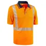 Polo arancio - tg.l - alta visibilita'