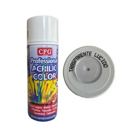 Vernice spray Acrilic color cfg - trasparente lucido - ml.400
