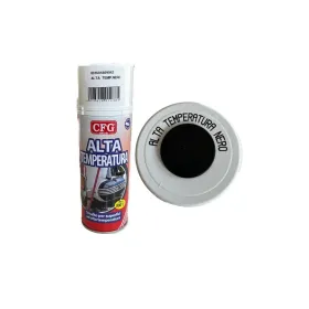 Vernice spray Acrilic color cfg alta temper. - nero - ml.400