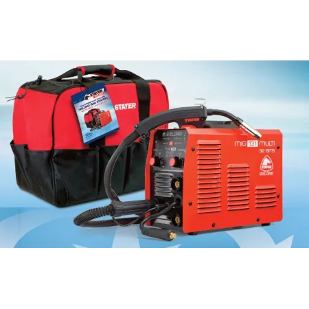 Saldatrice a filo nogas stayer - multi mig 131ful - c/filo c/torcia+kit tig+arco