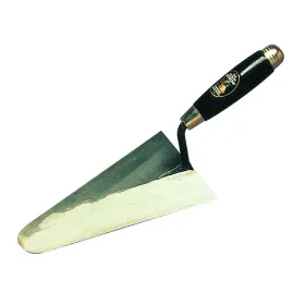 Cazzuola punta tonda stretta - cm.19 m/legno - nera