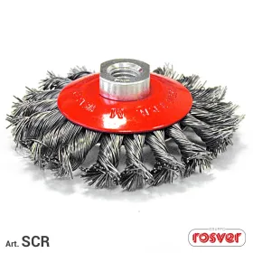 Spazzola conica ritorta - scr-mm.115 - 14ma-acc.0,50