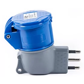Adattatore industriale - vb-73000 - s.quadra 2p+t 16a 230v