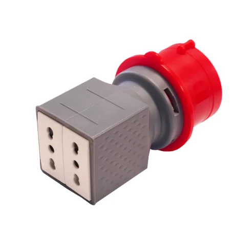 Adattatore industriale - vb-77500 - 2 prese 10/16 a