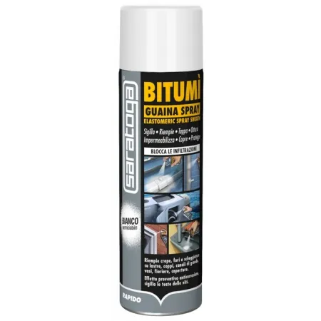 Guaina spray bitumi' - ml.500 bianco - saratoga