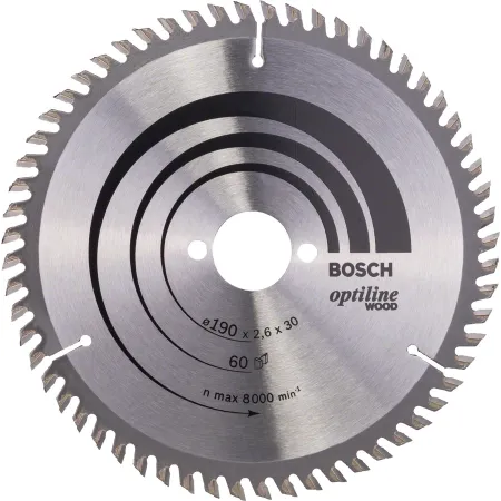 Lama circolare op bosch - 190x30-60 - wood