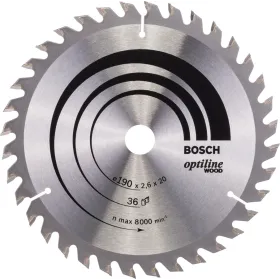 Lama circolare op bosch - 190x30-36 - wood