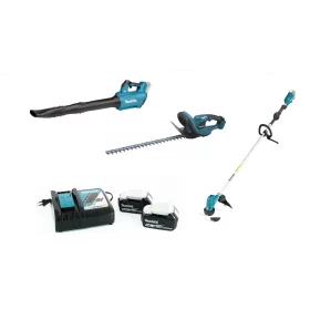 Decespugliatore DUR190LZX3 + soffiatore DUB184Z + tagliasiepe DUH523Z mm.520 compresi di caricatore + 2 batterie 18V-2X5AH