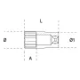 Chiave a bussola lunga beta - 920al-24 - attacco da 1/2", 920AL24, BETA AL