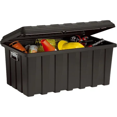 Baule cantiere plano da 100 - 1hdp100 nero - + guarnizione