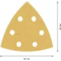 Fogli abrasivi x delta bosch - best wood - d93mm g.80 - pz.5