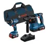 Kit bosch gsb18v-45+gbh18v-22 - con borsone - caricatore + 2 batt.4ah