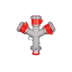 Moltiplicatore cee industriale - vb-1467 - 3p+n+t 32a 400v ip67
