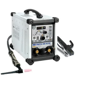 Saldatrice a tig gys - protig 200 ac/dc - c/ kit tig e mma