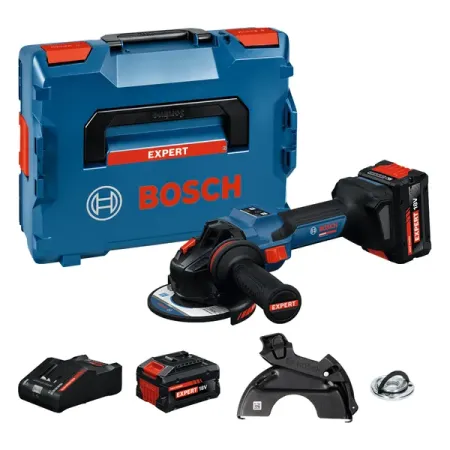 Smerigliatrice bosch expert - 125 exws 18v-15s - c/2 batterie + caricatore