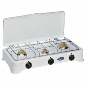 Fornello parker a 3 fuochi, bianco - Modello 5327C