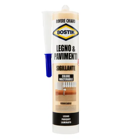 Sigillante legno bostik - rovere chiaro - ml.300 riempitivo