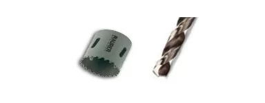 Accessori metallo: punte metallo, prese metallo, seghe a taza...